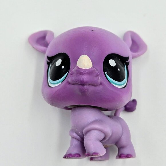 Littlest Pet Shop Rhino #259 Una Unger Pet Retread LPS Toy Read - Picture 6 of 8